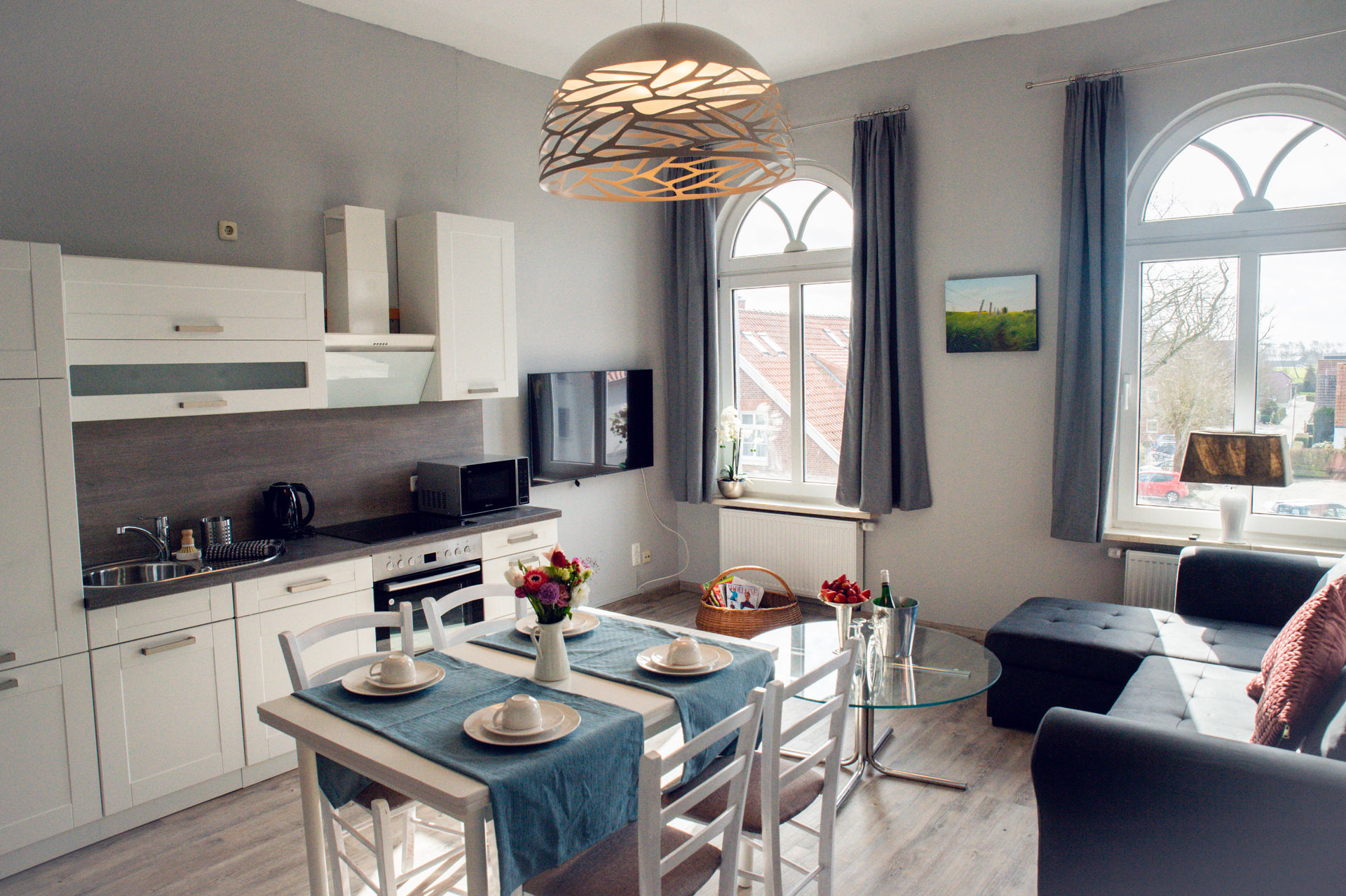 Große Wohnung, Essbereich, Wohnzimmer Große Wohnung, Essbereich, Wohnzimmer